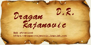 Dragan Rajanović vizit kartica